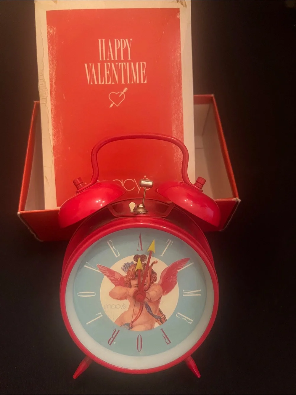 Red Cherub Clock Macy’s